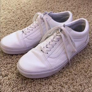 white old school vans
